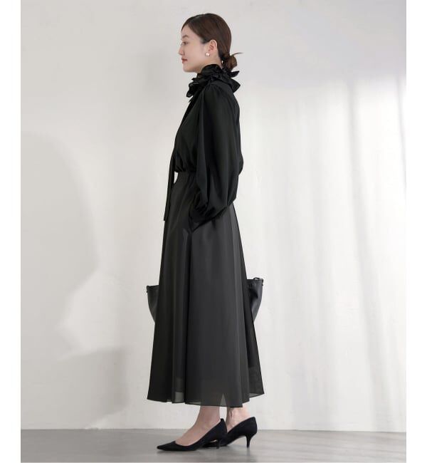 IENA「《追加》&NAVYシアーボウタイブラウス」|シャツ・ブラウス|