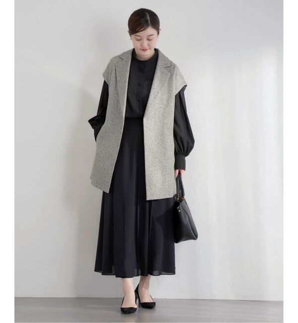 IENA「《追加》&NAVYシアーボウタイブラウス」|シャツ・ブラウス|