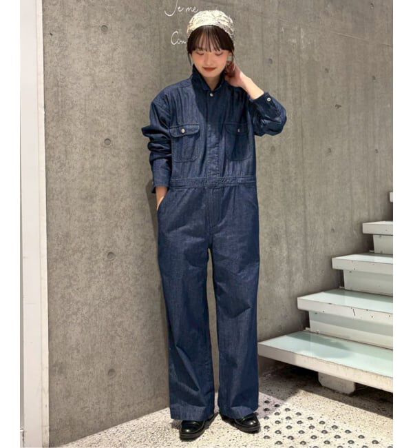 SLOBE IENA「UNIVERSAL OVERALL SLOBE別注 デニムオールインワン」|オールインワン|
