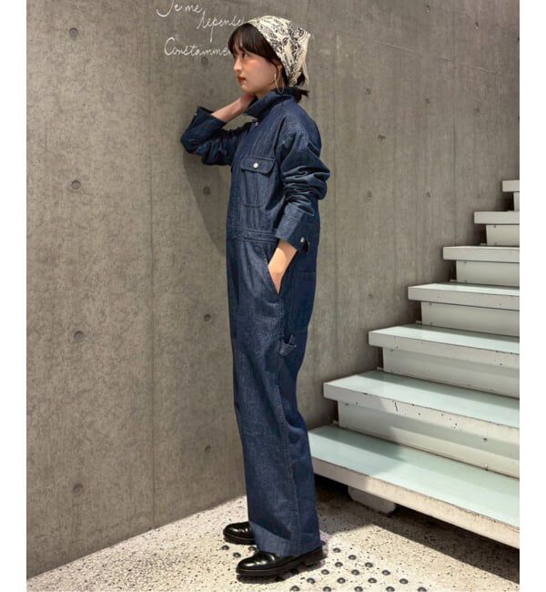 SLOBE IENA「UNIVERSAL OVERALL SLOBE別注 デニムオールインワン」|オールインワン|