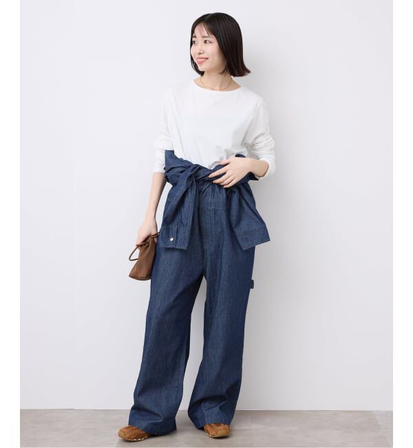 SLOBE IENA「UNIVERSAL OVERALL SLOBE別注 デニムオールインワン」|オールインワン|