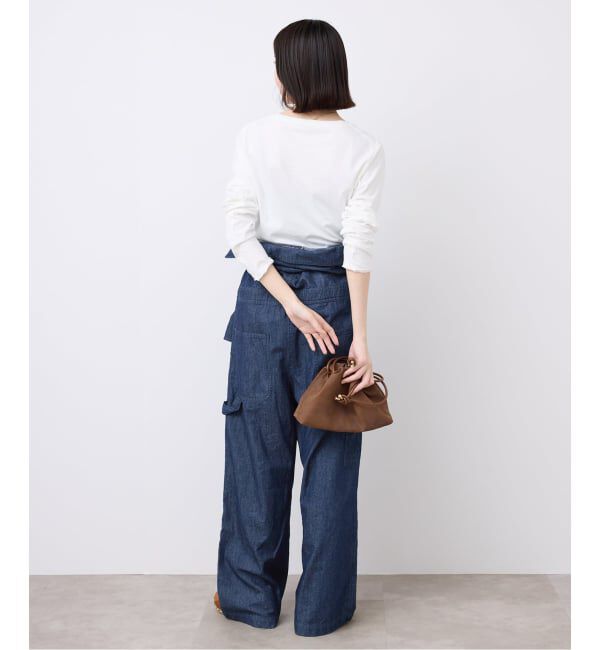 SLOBE IENA「UNIVERSAL OVERALL SLOBE別注 デニムオールインワン」|オールインワン|