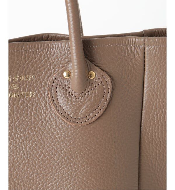 IENA「《WEB限定》YOUNG&OLSEN EMBOSSED LEATHER D TOTE S バッグ YO2601-GD003」|トートバッグ|