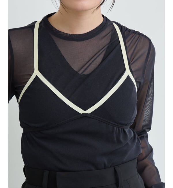 IENA LA BOUCLE「JUN MIKAMI/ジュンミカミ パワーネット BR 別注カラー 26SS-21-S」|その他|ブラック A