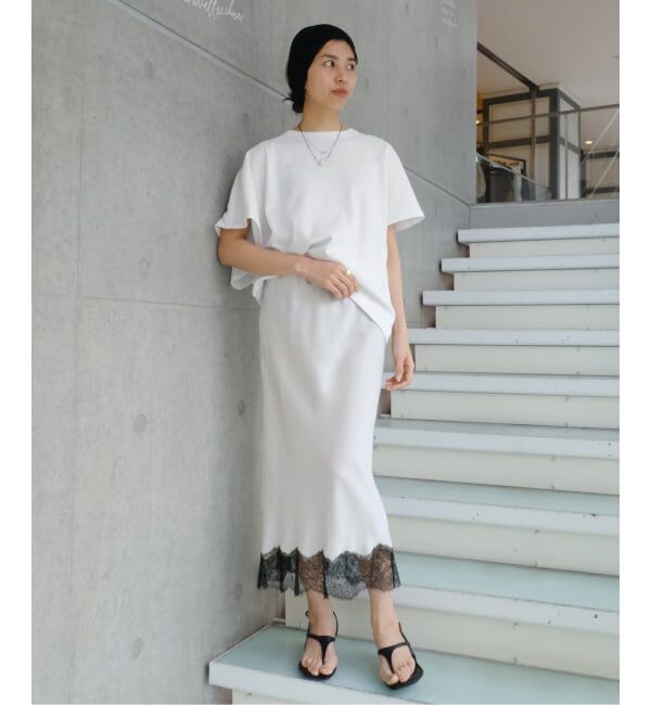 IENA「Maison IENA 別注 Nell/ネル アシンメトリーカットソー 261-80302」|Tシャツ・カットソー|