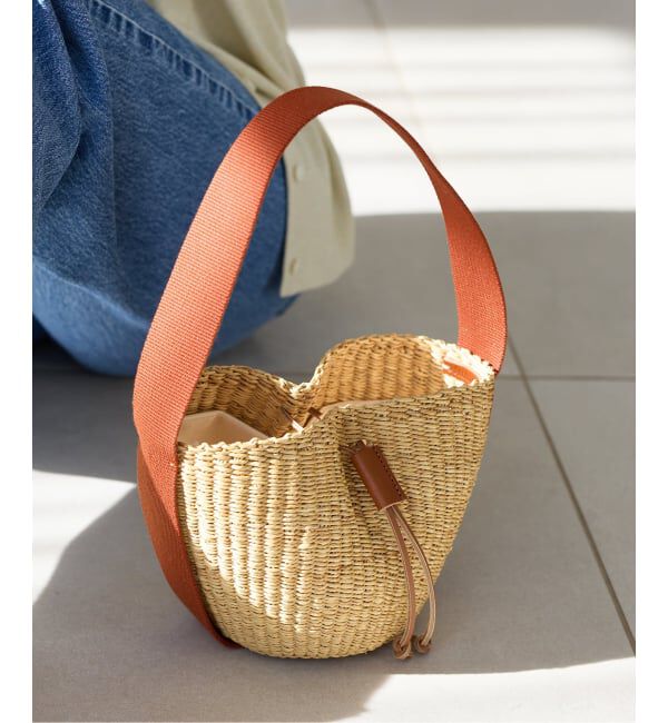 IENA「《予約》MUUN/ムーニュ  MINI ORBI バッグ MORB_COT_NRUEC」|ハンドバッグ|