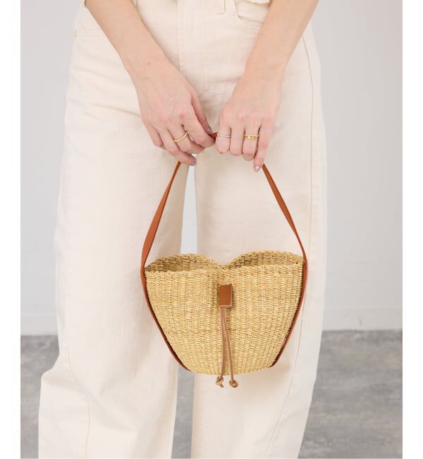 IENA「《予約》MUUN/ムーニュ  MINI ORBI バッグ MORB_COT_NRUEC」|ハンドバッグ|