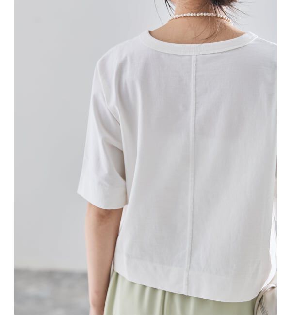 IENA「《予約》クロップドTシャツ」|Tシャツ・カットソー|