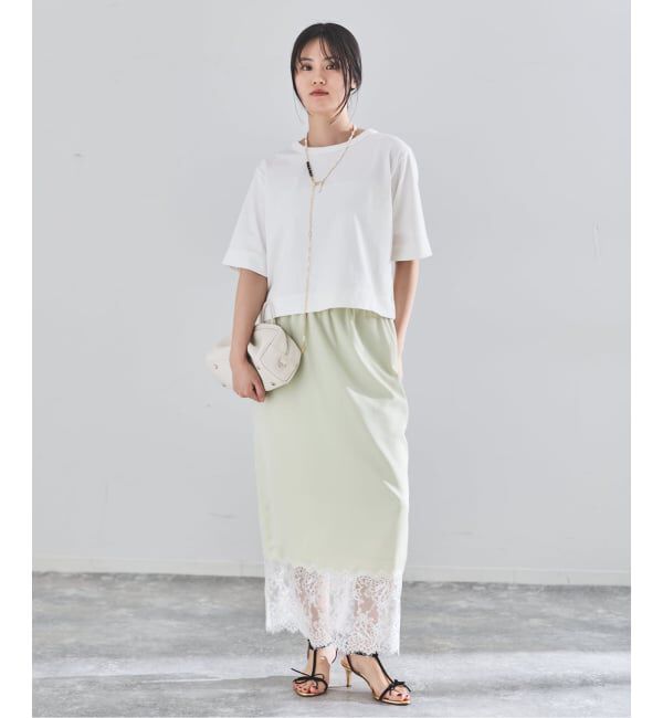 IENA「《予約》クロップドTシャツ」|Tシャツ・カットソー|