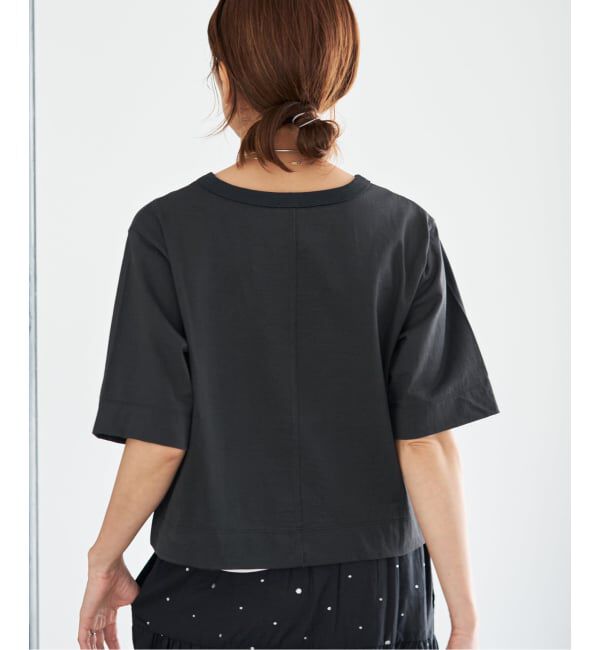 IENA「《予約》クロップドTシャツ」|Tシャツ・カットソー|