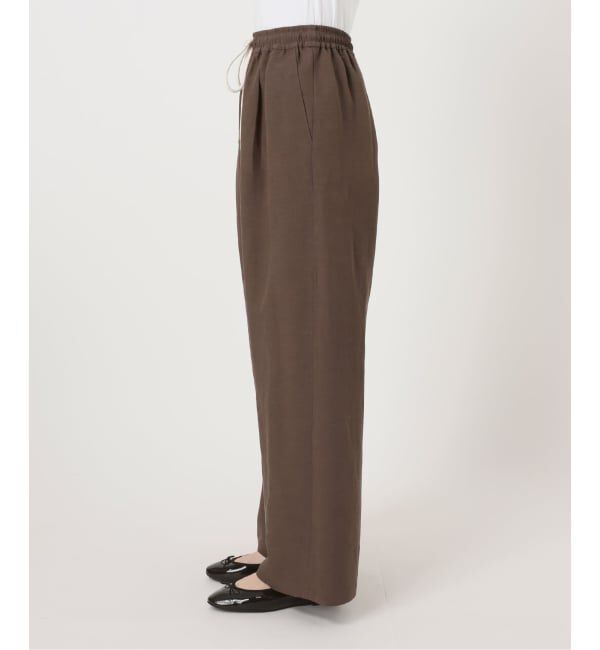 IENA「《新色あり/追加予約》ウォッシャブル リネンレーヨンイージーパンツ」|その他|