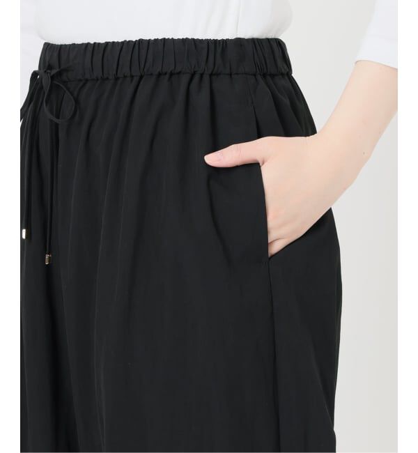 IENA「《予約》ウォッシャブル コットンタフタバルーンパンツ」|その他|