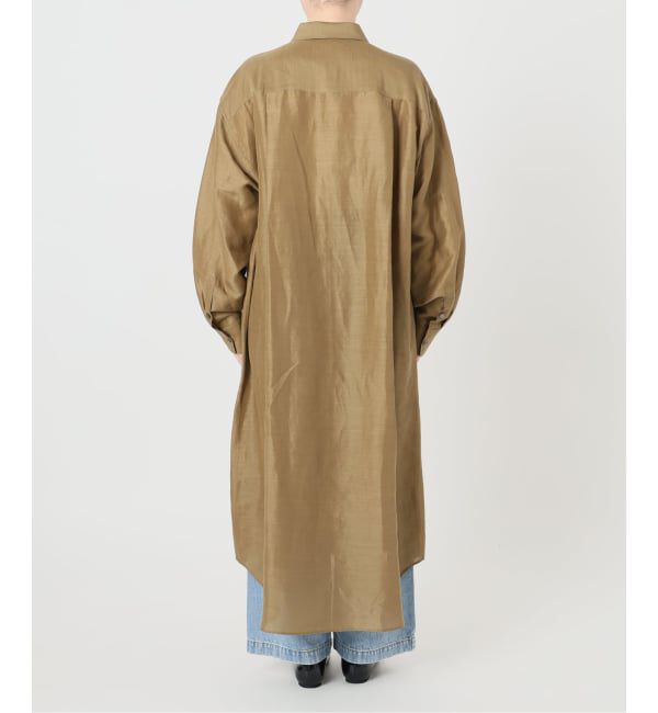 IENA「《予約》ラミーリヨセルシャツワンピース」|ワンピース|