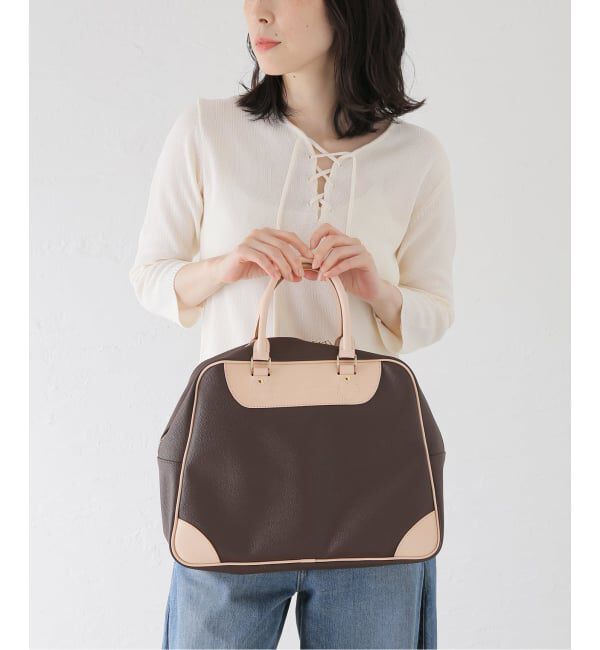 IENA「NEWBOOK/ニューブック OLD SPORTS WIDE バッグ NB004」|ハンドバッグ|