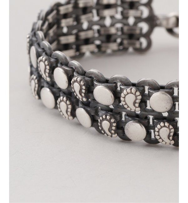 EDIFICE「THARU SILVER(タルー シルバー) Double Bracelet PAISLEY」|ブレスレット・バングル|