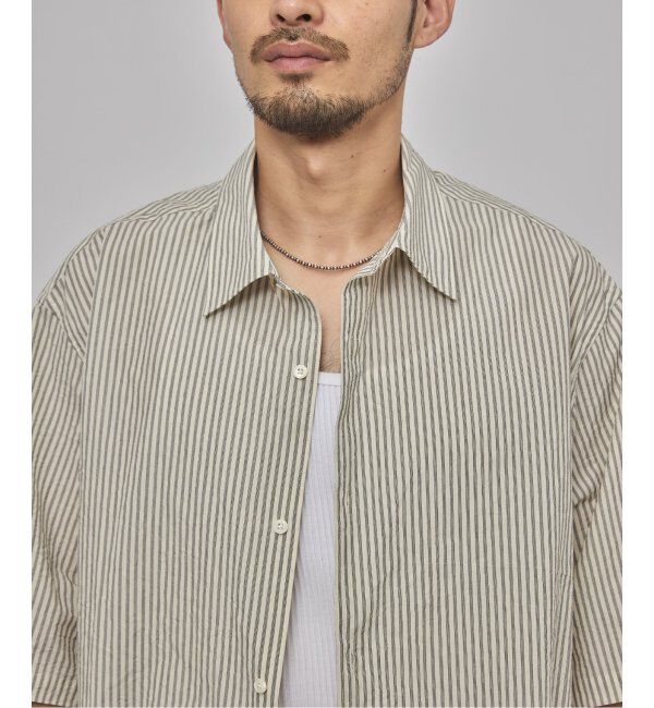 EDIFICE「ETS.MATERIAUX(マテリオ) フレンチワーク ショートスリーブシャツ」|シャツ・ブラウス|