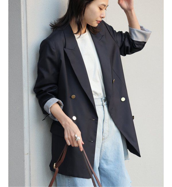 JOURNAL STANDARD「《追加2》ダブルブレステッドジャケット」|テーラードジャケット|ネイビー