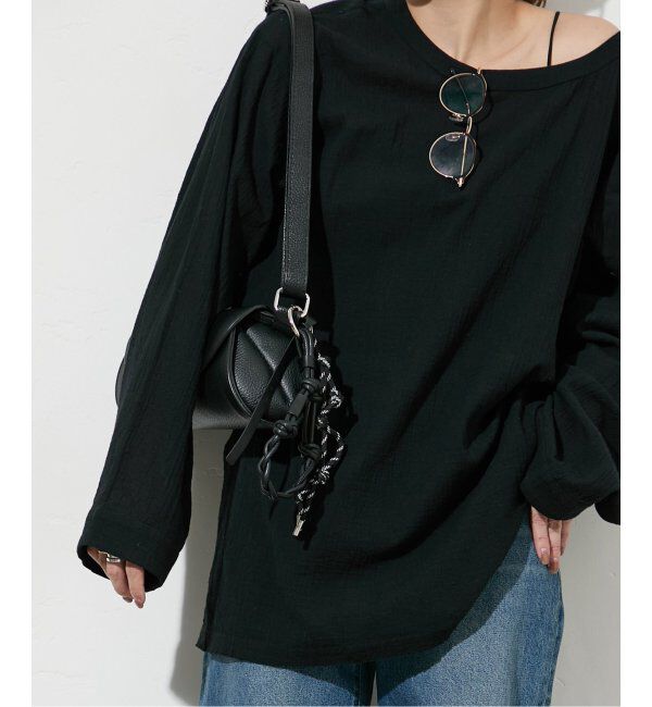 JOURNAL STANDARD「ソフトガーゼ2WAYビッグプルオーバー」|シャツ・ブラウス|