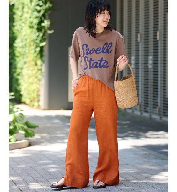 JOURNAL STANDARD relume「《追加2》麻スリットイージーパンツ」|その他|