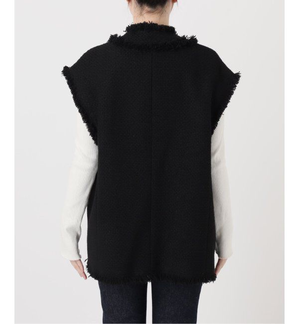 journal standard L'essage「GIOLICAツイードBIGベスト」|ダウンベスト・ベスト|