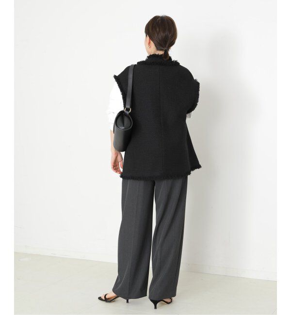 journal standard L'essage「GIOLICAツイードBIGベスト」|ダウンベスト・ベスト|