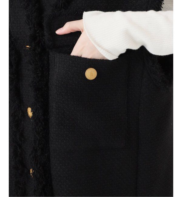 journal standard L'essage「GIOLICAツイードBIGベスト」|ダウンベスト・ベスト|