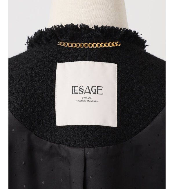 journal standard L'essage「GIOLICAツイードBIGベスト」|ダウンベスト・ベスト|