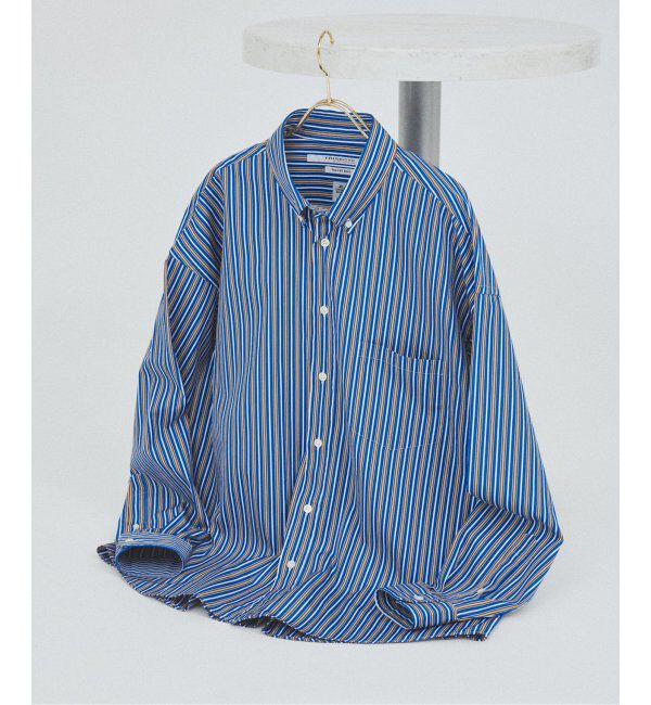 JOURNAL STANDARD「THOMAS MASON / トーマスメイソン ファット シルエット ボタンダウン シャツ」|シャツ・ブラウス|ブルー