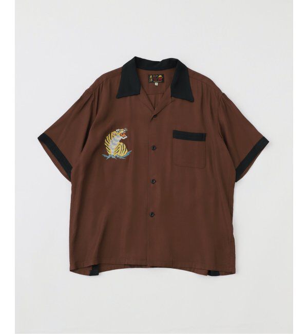 JOURNAL STANDARD「TAILOR TOYO / テーラー東洋 SUKA SHIIRT "ROARING TIGER"」|シャツ・ブラウス|ブラウン