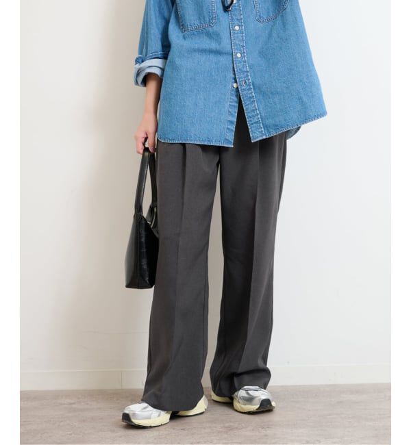 JOURNAL STANDARD relume「《追加7》マットウースフレアタックパンツ」|スラックス|