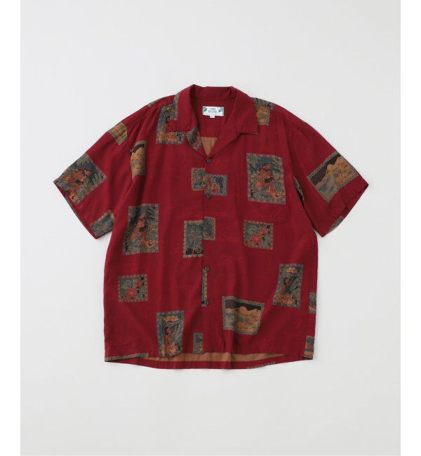 JOURNAL STANDARD relume「TWO PALMS / トゥーパームス 別注 オーバーダイ アロハシャツ」|シャツ・ブラウス|レッド