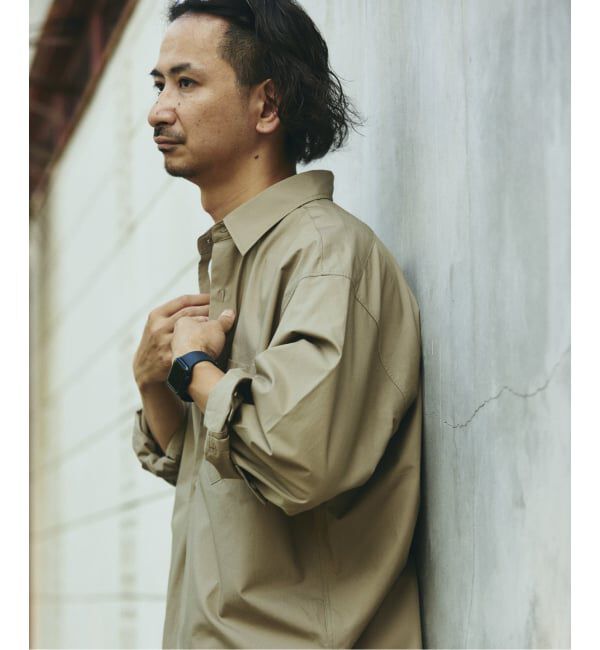 JOURNAL STANDARD relume「JAMES FABRIC / ジェームスファブリック コットン タイプライター シャツ」|シャツ・ブラウス|ブラウン C