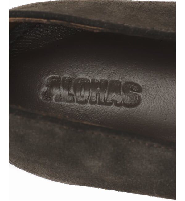 journal standard L'essage「【ALOHAS/アロハス】Sway Suede Coffee Brown Leather B：フラットシューズ」|その他|