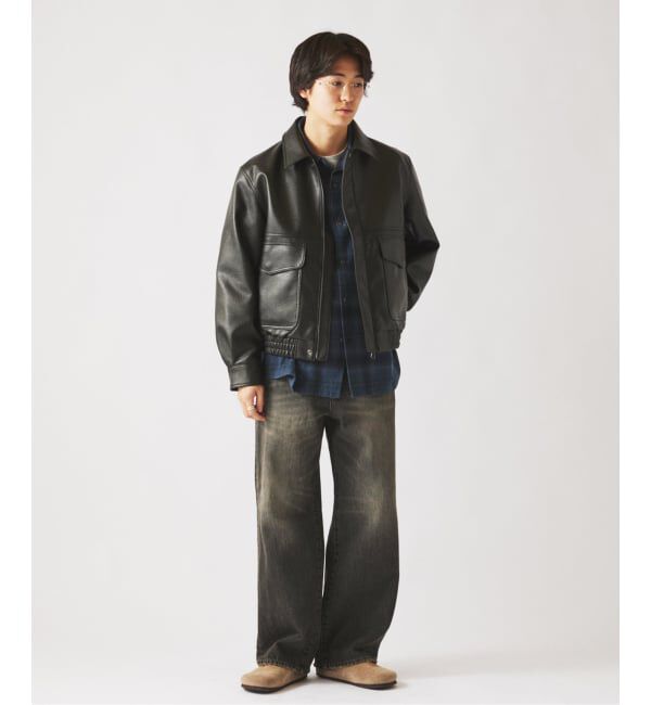 JOURNAL STANDARD relume「フェイクレザー フライトジャケット」|ミリタリージャケット|
