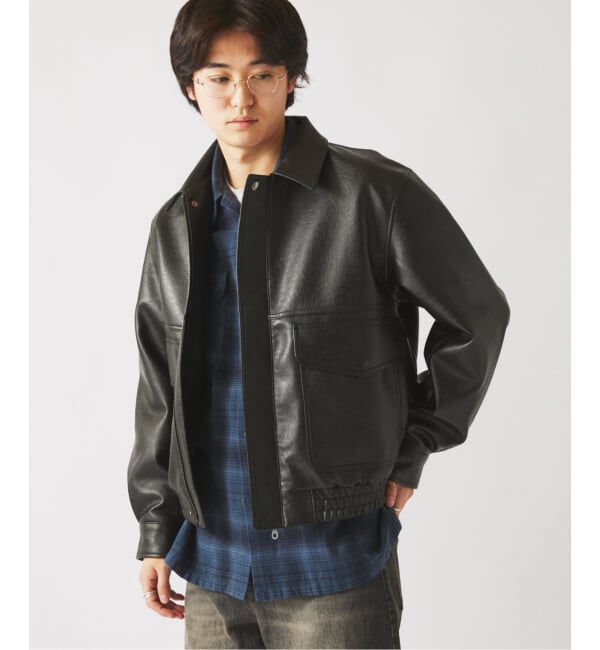 JOURNAL STANDARD relume「フェイクレザー フライトジャケット」|ミリタリージャケット|