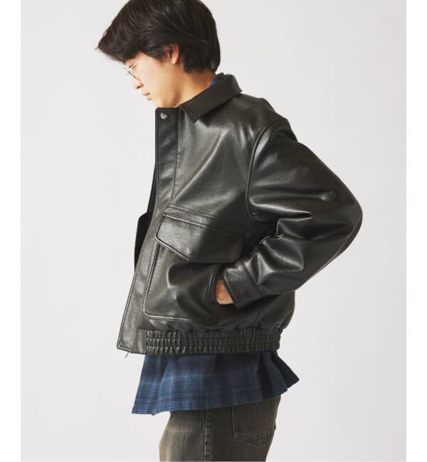 JOURNAL STANDARD relume「フェイクレザー フライトジャケット」|ミリタリージャケット|