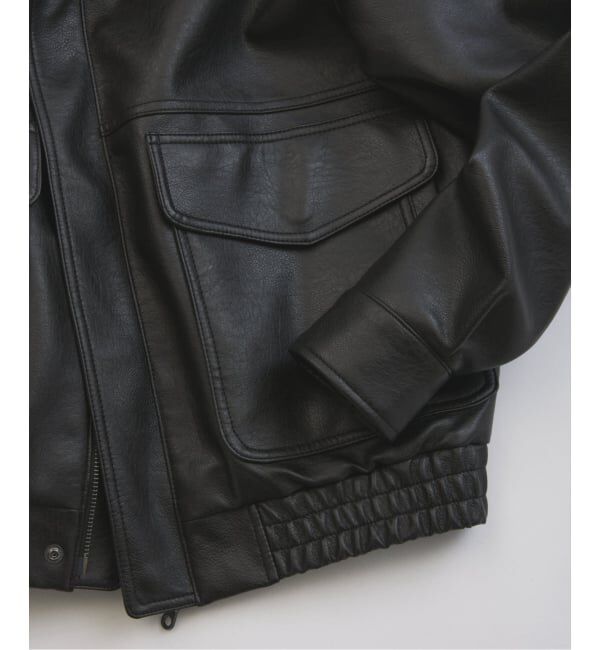 JOURNAL STANDARD relume「フェイクレザー フライトジャケット」|ミリタリージャケット|