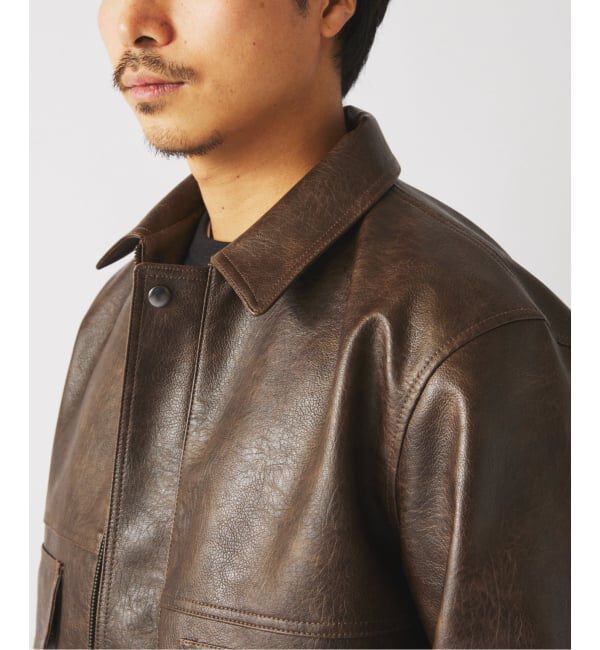 JOURNAL STANDARD relume「フェイクレザー フライトジャケット」|ミリタリージャケット|