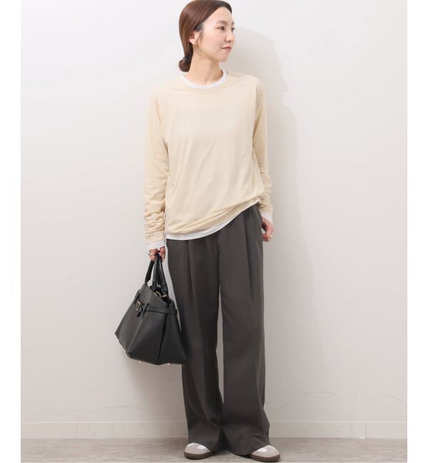 JOURNAL STANDARD relume「《WEB限定追加》マットウースフレアタックパンツ」|スラックス|