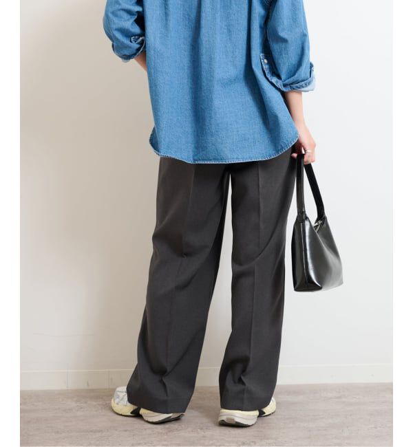 JOURNAL STANDARD relume「《WEB限定追加》マットウースフレアタックパンツ」|スラックス|