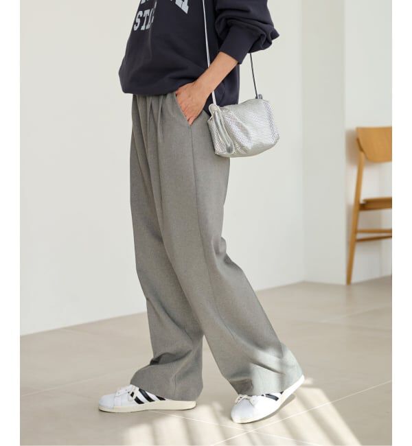 JOURNAL STANDARD relume「《WEB限定追加》マットウースフレアタックパンツ」|スラックス|