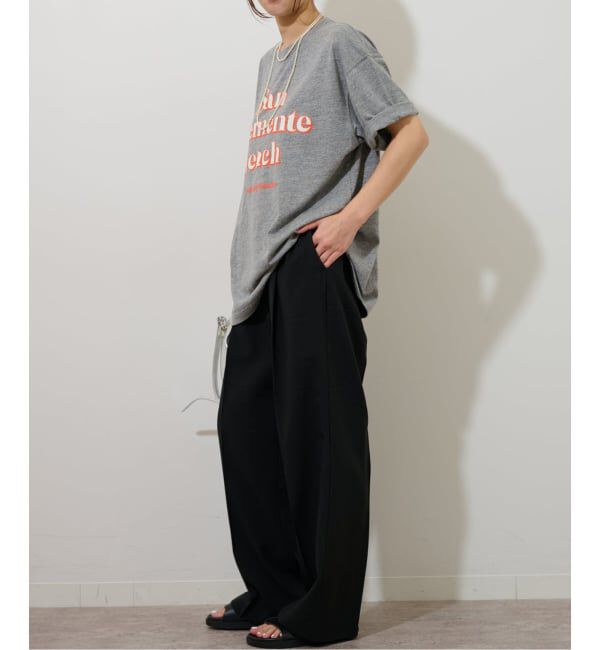 JOURNAL STANDARD relume「《WEB限定追加》マットウースフレアタックパンツ」|スラックス|