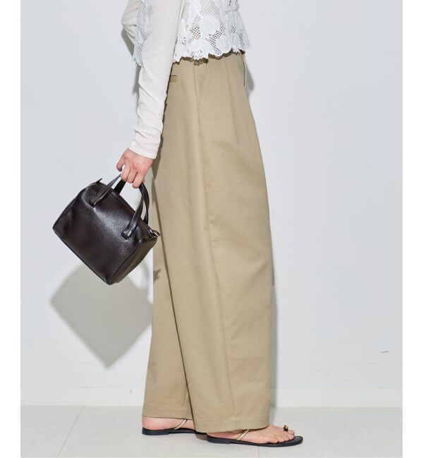 journal standard L'essage「《追加5》【金子綾さん着用】CP タックチノパンツ」|チノ|