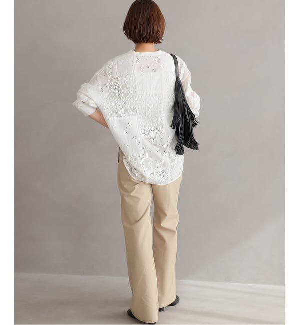 JOURNAL STANDARD relume「《追加2》パッチワークレースシャツ」|シャツ・ブラウス|