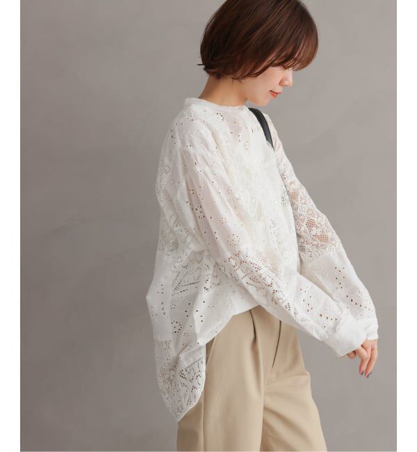 JOURNAL STANDARD relume「《追加2》パッチワークレースシャツ」|シャツ・ブラウス|