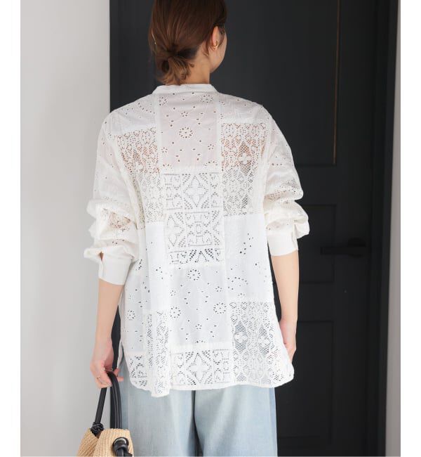 JOURNAL STANDARD relume「《追加2》パッチワークレースシャツ」|シャツ・ブラウス|