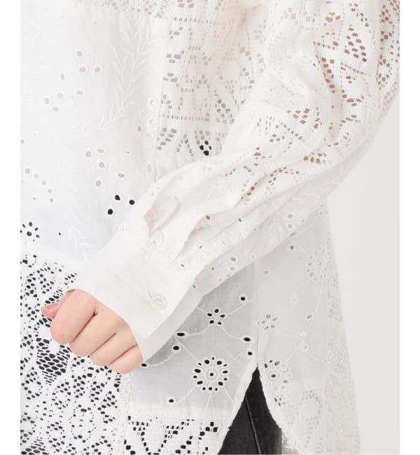 JOURNAL STANDARD relume「《追加2》パッチワークレースシャツ」|シャツ・ブラウス|