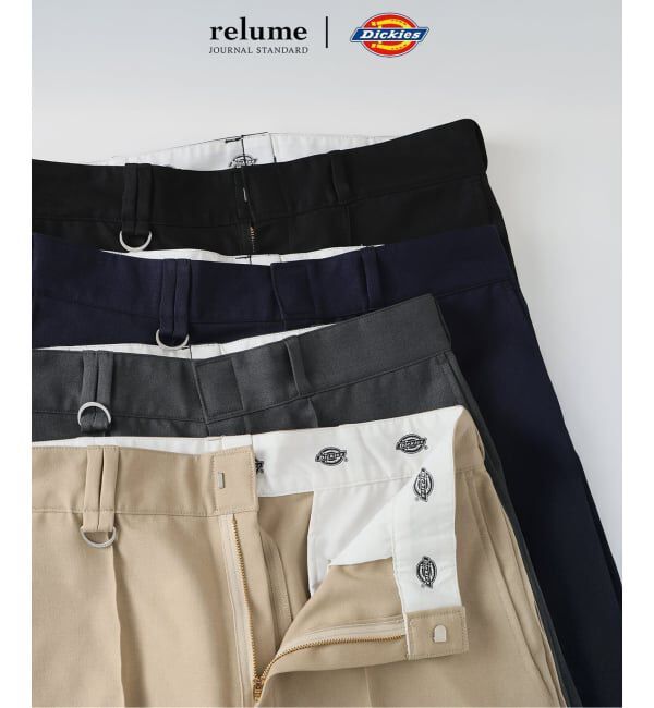 JOURNAL STANDARD relume「Dickies / ディッキーズ 別注 ピンタック ワイドスラックス」|スラックス|