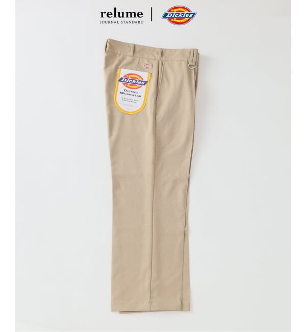 JOURNAL STANDARD relume「Dickies / ディッキーズ 別注 ピンタック ワイドスラックス」|スラックス|ベージュ