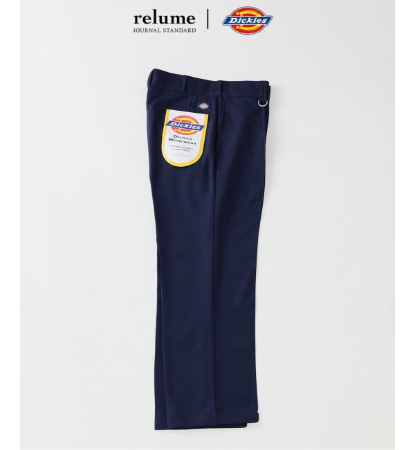 JOURNAL STANDARD relume「Dickies / ディッキーズ 別注 ピンタック ワイドスラックス」|スラックス|ネイビー